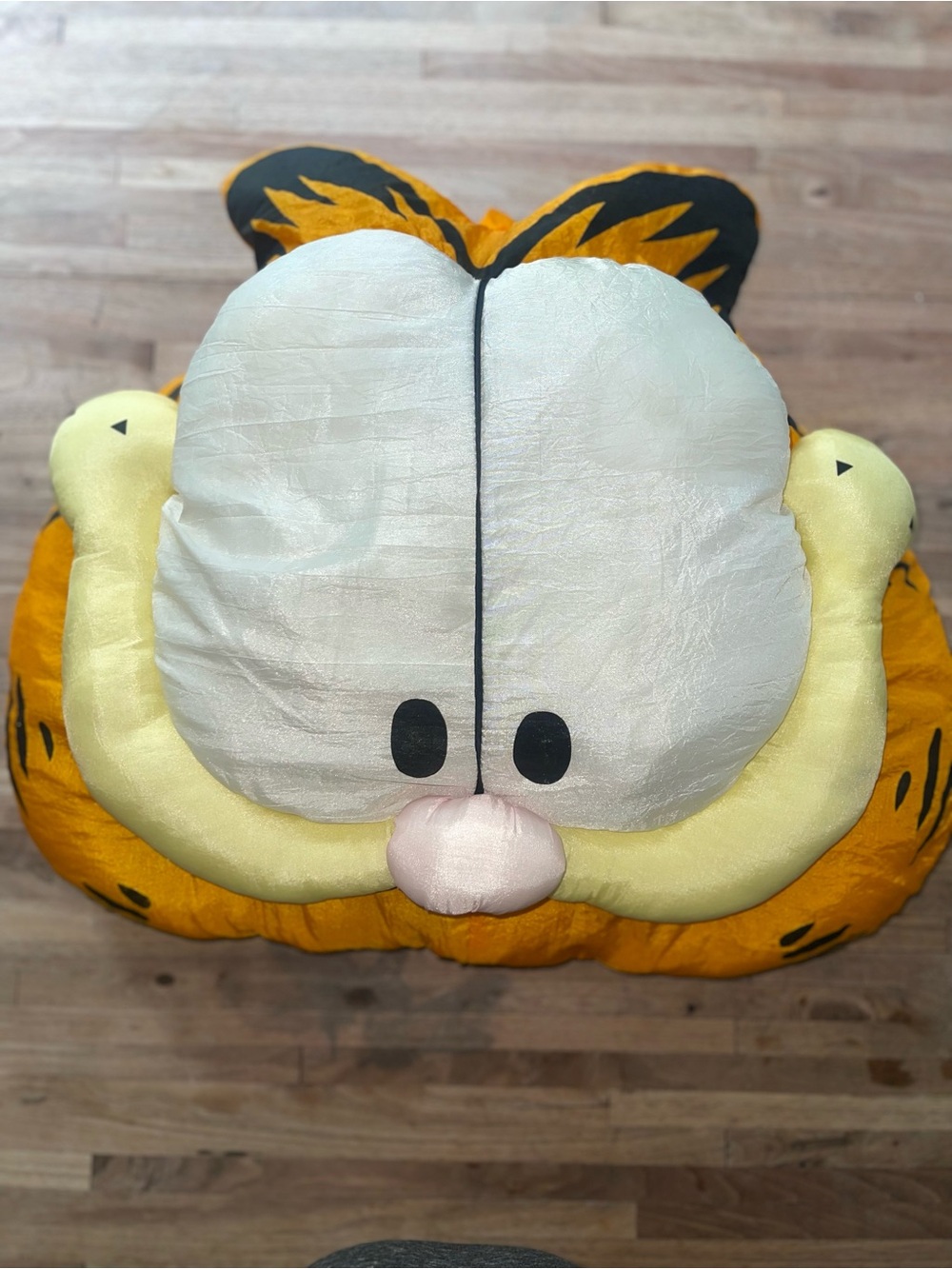 Vintage Garfield Face Plus Pillow | 90s Plush